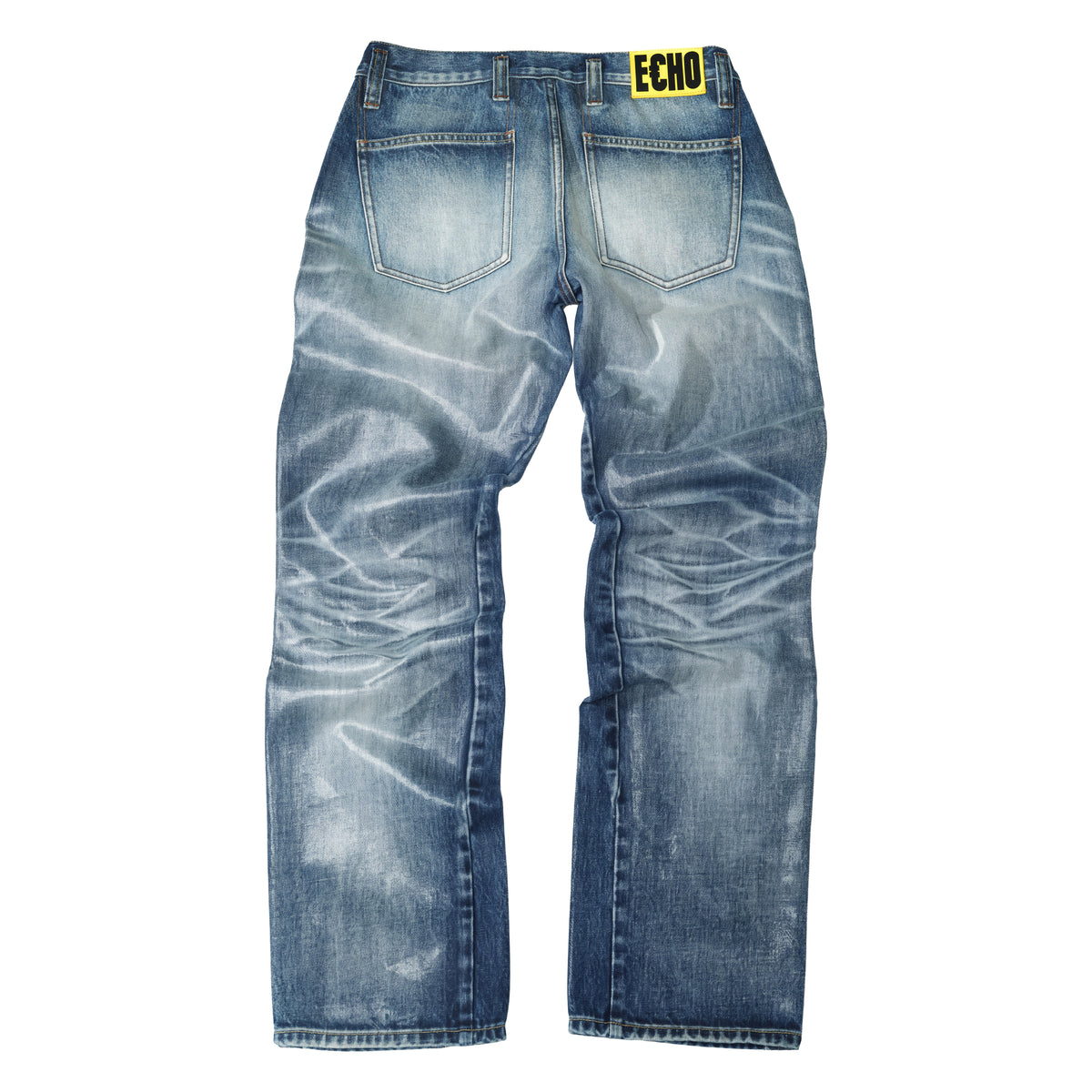 「YinYang」DOUBLE COATING JEANS