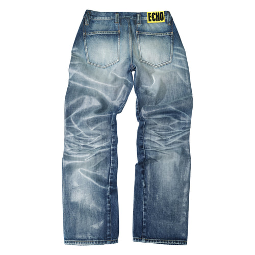 「YinYang」DOUBLE COATING JEANS